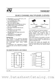 HC257 datasheet pdf ST Microelectronics