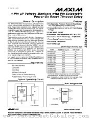 MAX822MUS-T datasheet pdf MAXIM - Dallas Semiconductor