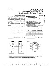 MAX1489EEPD datasheet pdf MAXIM - Dallas Semiconductor