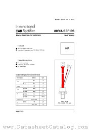 80RIA datasheet pdf International Rectifier