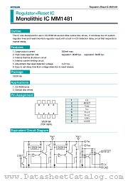 MM1481 datasheet pdf Mitsumi Electric
