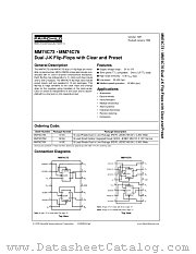 MM74C76N datasheet pdf Fairchild Semiconductor