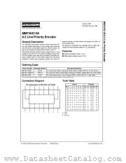 74HC148 datasheet pdf Fairchild Semiconductor