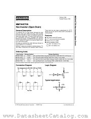 MM74HCT05SJ datasheet pdf Fairchild Semiconductor