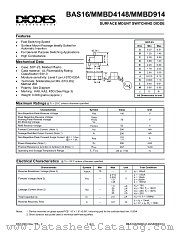 BAS16-7 datasheet pdf Diodes