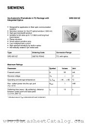 SRD00512Z datasheet pdf Siemens