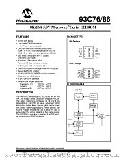 93C86-ISN datasheet pdf Microchip