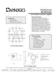 PRFS-P5022-EVL datasheet pdf Anadigics Inc