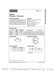 NC7S04M5 datasheet pdf Fairchild Semiconductor