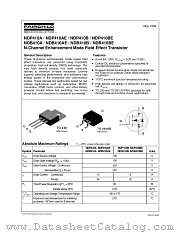 NDB410BE datasheet pdf Fairchild Semiconductor