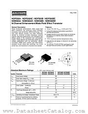 NDP508BE datasheet pdf Fairchild Semiconductor