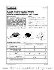 NDB708A datasheet pdf Fairchild Semiconductor