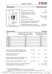 P1000A datasheet pdf Diotec Elektronische