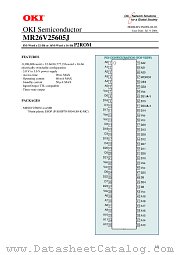 MR26V25605J datasheet pdf OKI electronic components