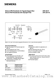 SFH204FA datasheet pdf Siemens
