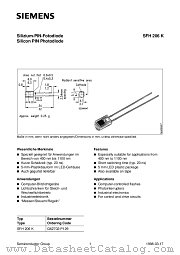 SFH206K datasheet pdf Siemens
