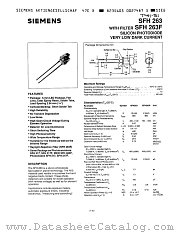 SFH263F datasheet pdf Siemens