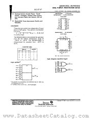 SN74HC4002D datasheet pdf Texas Instruments