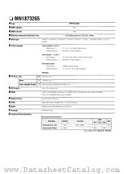 MN1873265 datasheet pdf Matsushita Electric Works(Nais)