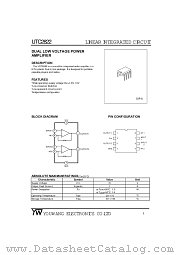 UTC2822 datasheet pdf Hangzhou Silan Microelectronics