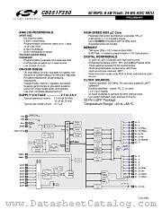 C8051F350 datasheet pdf Silicon Laboratories