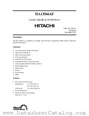 HA13566AF datasheet pdf Hitachi Semiconductor