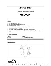 HA17524 datasheet pdf Hitachi Semiconductor