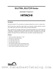 HA17901 datasheet pdf Hitachi Semiconductor