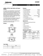 HA4600CB96 datasheet pdf Intersil
