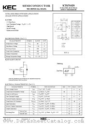 KTK5162 datasheet pdf Korea Electronics (KEC)
