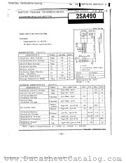 2SA490 datasheet pdf TOSHIBA