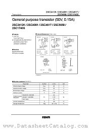 2SC2412 datasheet pdf ROHM