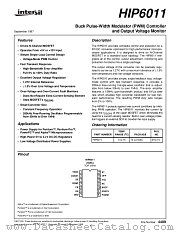 HIP6011 datasheet pdf Intersil