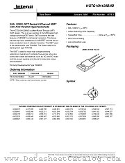 HGTG10N120BND datasheet pdf Intersil