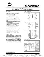 24C08B-EP datasheet pdf Microchip