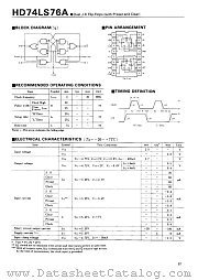 HD74LS76 datasheet pdf Hitachi Semiconductor