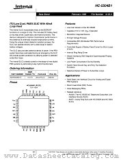HC4P5504B1-5 datasheet pdf Intersil