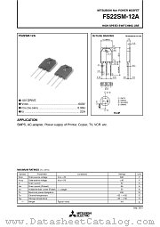 FS2KM-18 datasheet pdf Mitsubishi Electric Corporation