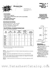 1N829-1 datasheet pdf Microsemi