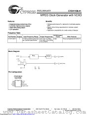 CY241V08-41 datasheet pdf Cypress