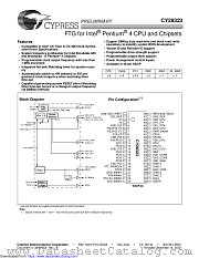 CY28323 datasheet pdf Cypress