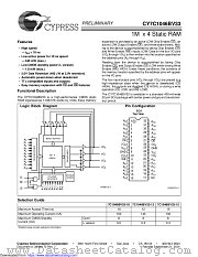 CY7C1046BV33 datasheet pdf Cypress