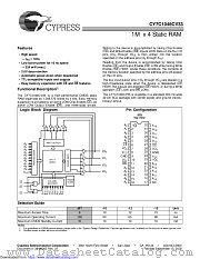 CY7C1046CV33 datasheet pdf Cypress