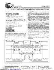 CY7C1301A datasheet pdf Cypress