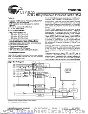 CY7C1327B datasheet pdf Cypress