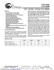CY7C1381B datasheet pdf Cypress