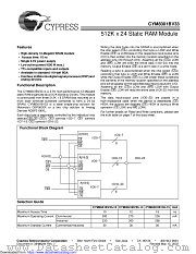 CYM8301BV33 datasheet pdf Cypress