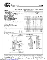 W211B datasheet pdf Cypress