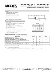 1.5KE350CA-B datasheet pdf Diodes