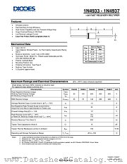 1N4935-B datasheet pdf Diodes